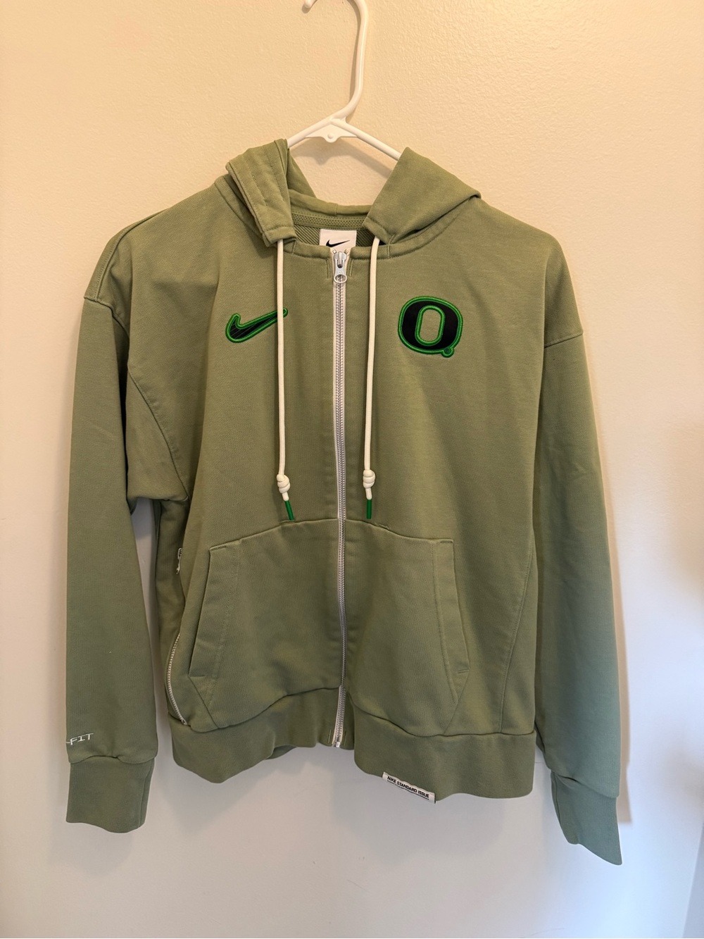 Nike Oregon Ducks Standard Issue Zip Sweatshirt Unisex Men’s Small Green
